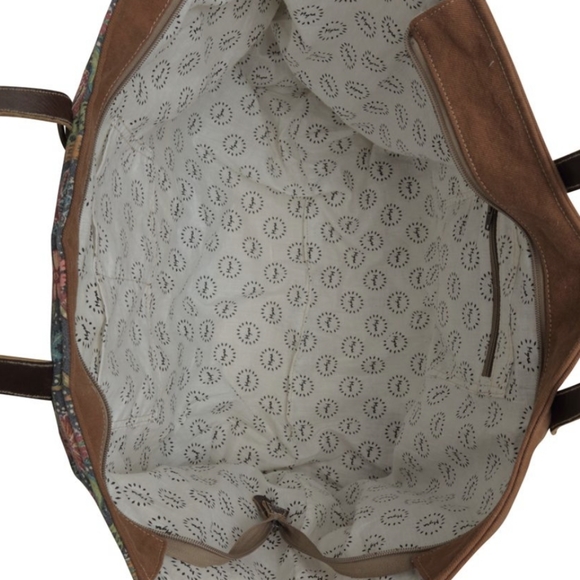 NWT Myra Leather/Canvas Tote - Picture 4 of 6